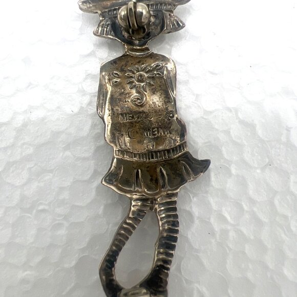 Mary Engelbreit Sterling Silver Pin Mexico 925 Well Aint You Somethin Girl Desig - Picture 5 of 8